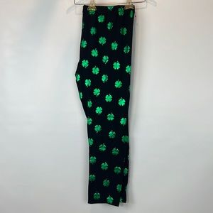 No Boundaries Womens Irish Shamrock Pants Sz 3XL